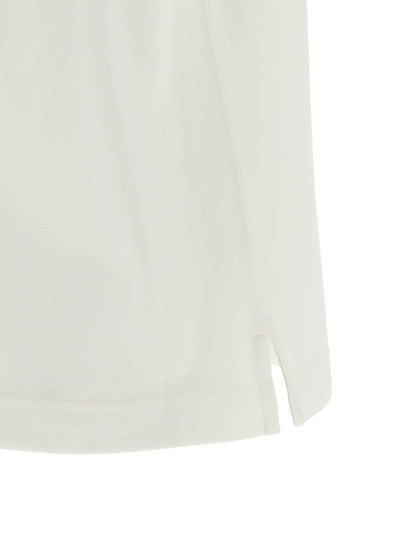 Polo Shirt by Burberry for women in cotton white presents a distinguished silhouette, showcasing a sophisticated and distinguished for a truly distinguished finish.