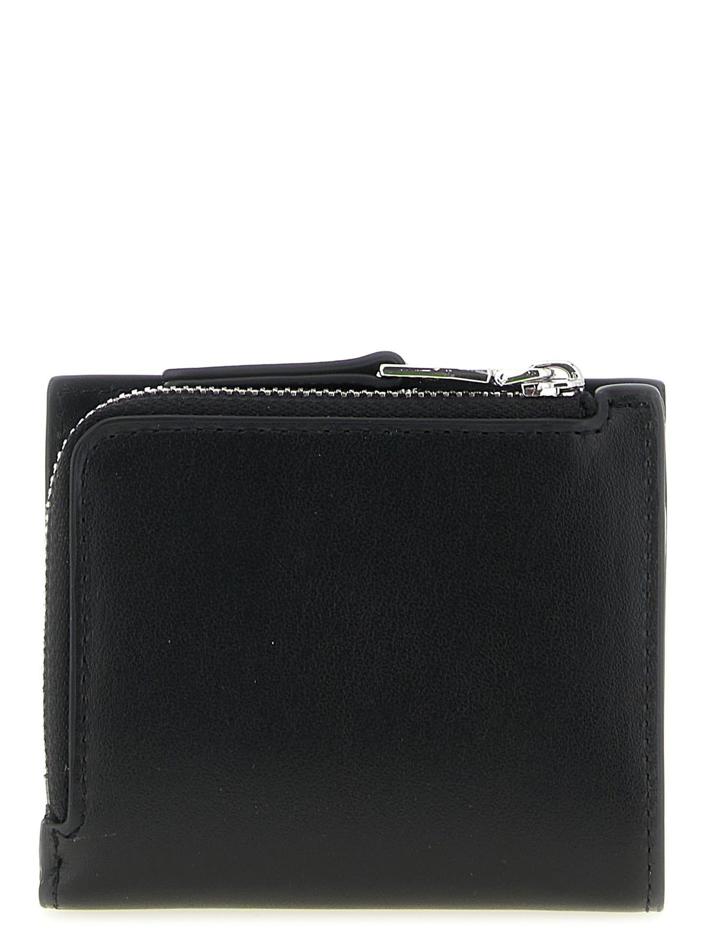 Cardholder Card Case by Diesel for women in leather & metal black & signature features an meticulous design, elegantly showcasing the refined 1 Dr Leather & Metal Cardholder Card Case aesthetic while integrating sophisticated card-organization.