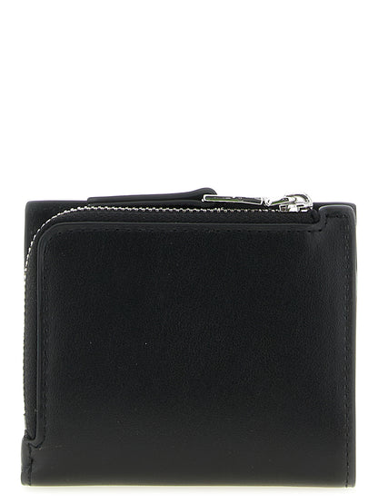 Cardholder Card Case by Diesel for women in leather & metal black & signature features an meticulous design, elegantly showcasing the refined 1 Dr Leather & Metal Cardholder Card Case aesthetic while integrating sophisticated card-organization.