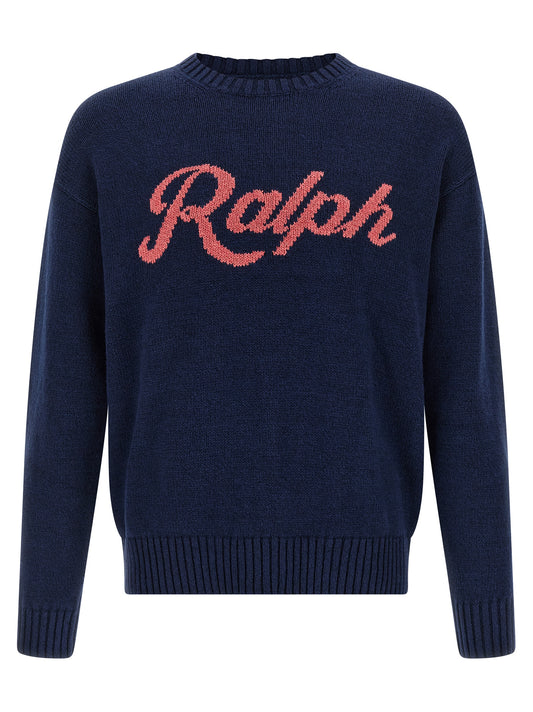 Cardigan by Polo Ralph Lauren for men in linen & cotton blue features an crisp silhouette, showcasing a sophisticated crew neckline and detail for a truly crisp finish.