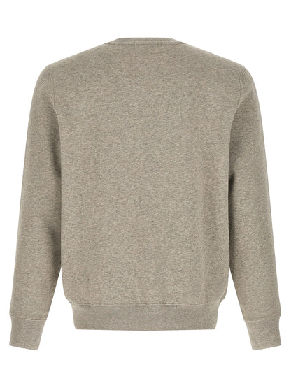Sweatshirt by Polo Ralph Lauren for men in cotton polyester gray & print presents a smart casual silhouette, featuring a smart casual crew neckline and for a sophisticated look.