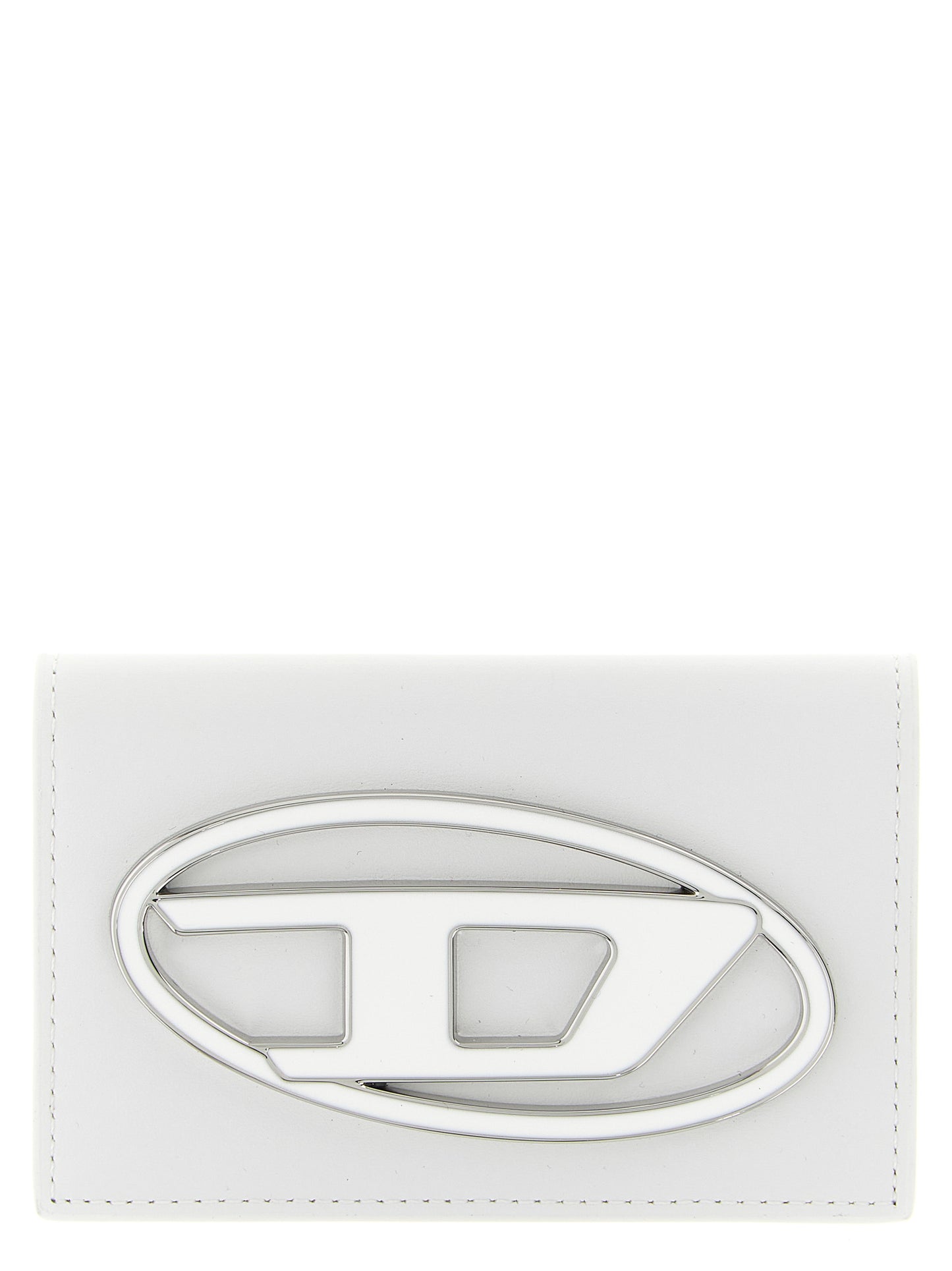 Cardholder Card Case by Diesel for women in polyethylene polyurethane leather white features an refined design, elegantly showcasing the refined Holi D Polyethylene Polyurethane Leather Cardholder Card Case aesthetic while integrating sophisticated card-organization.