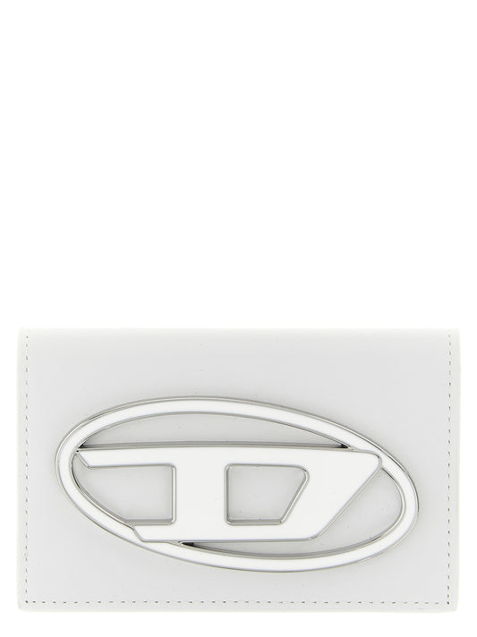 Cardholder Card Case by Diesel for women in polyethylene polyurethane leather white features an refined design, elegantly showcasing the refined Holi D Polyethylene Polyurethane Leather Cardholder Card Case aesthetic while integrating sophisticated card-organization.
