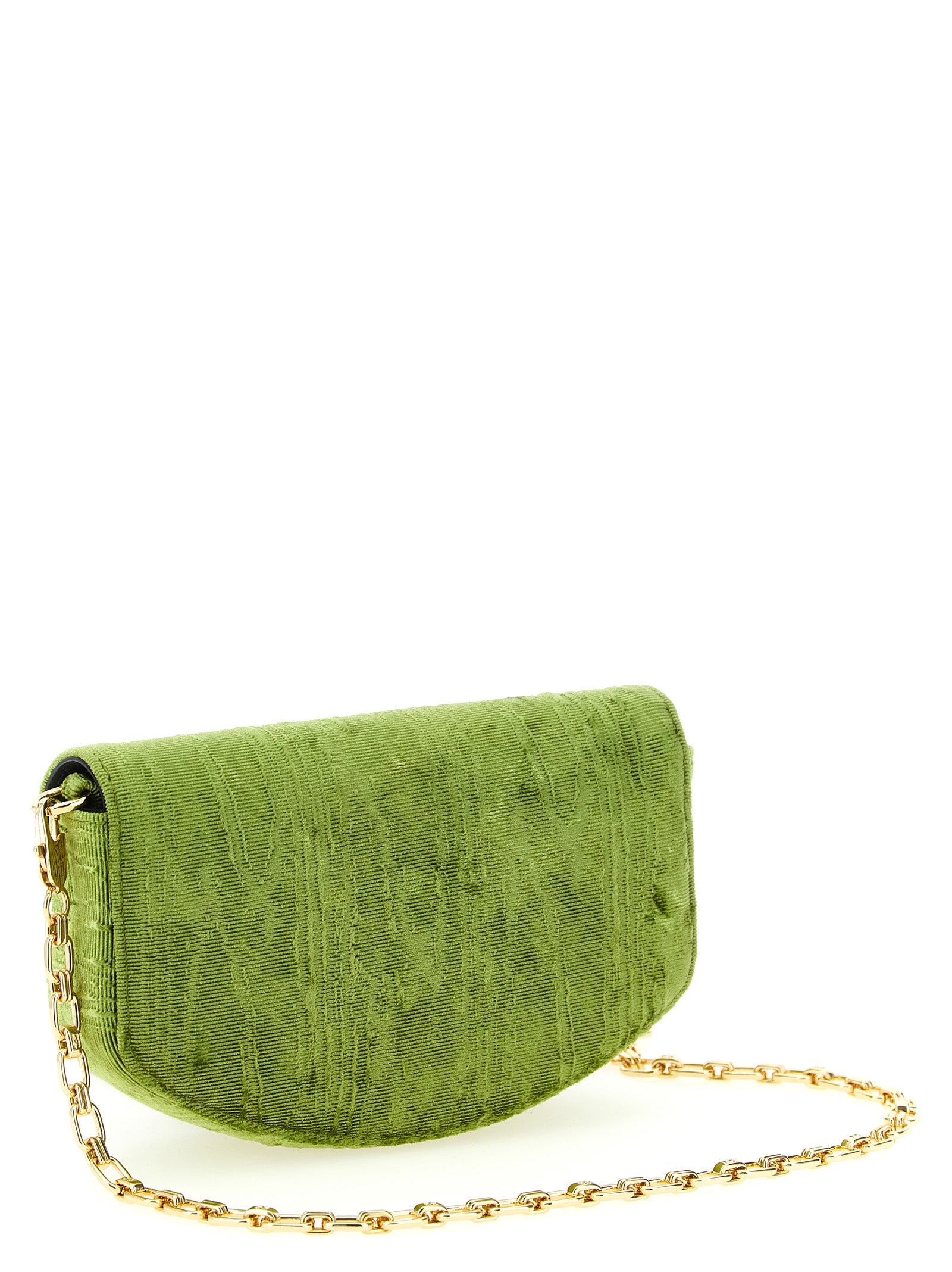 Cardholder Card Case by Ganni for women in polyester & silk velvet bicolour & green features an meticulous design, elegantly showcasing the refined Lulu Polyester & Silk Velvet Cardholder Card Case aesthetic while integrating sophisticated card-organization.