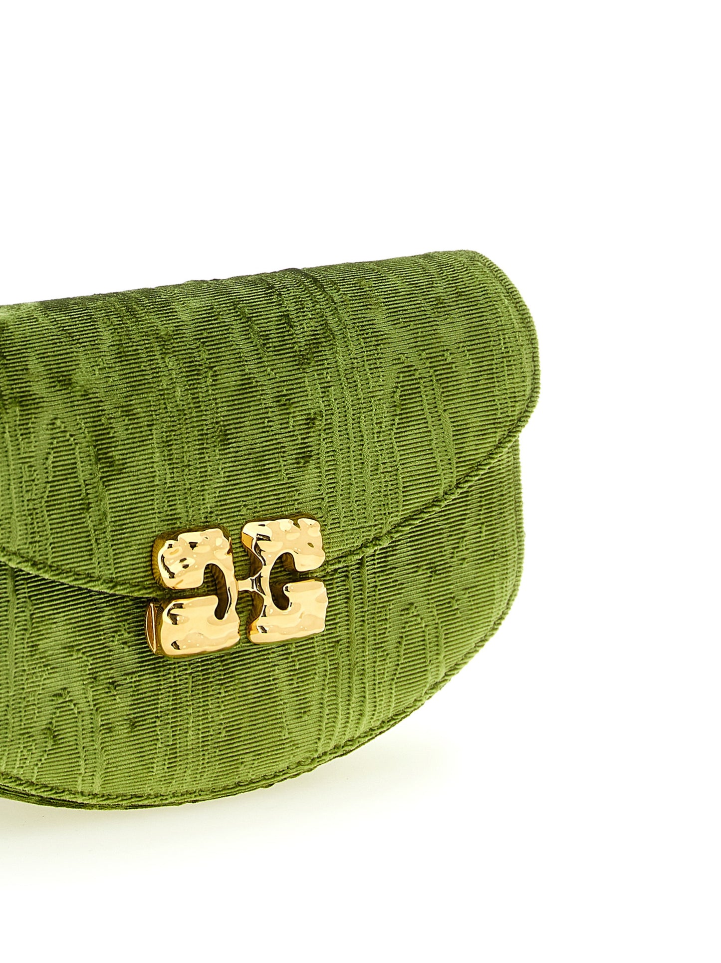 Cardholder Card Case by Ganni for women in polyester & silk velvet bicolour & green showcases a couture-grade silhouette from the Lulu Polyester & Silk Velvet Cardholder Card Case collection, highlighting functional card-organization for a couture-grade finish.