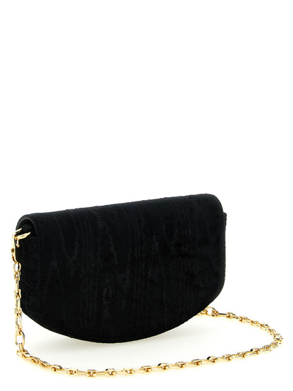 Cardholder Card Case by Ganni for women in stretch viscose black features a sleek silhouette, showcasing the sleek design of the Lulu Stretch Viscose Cardholder Card Case with functional card-organization for a premium look.