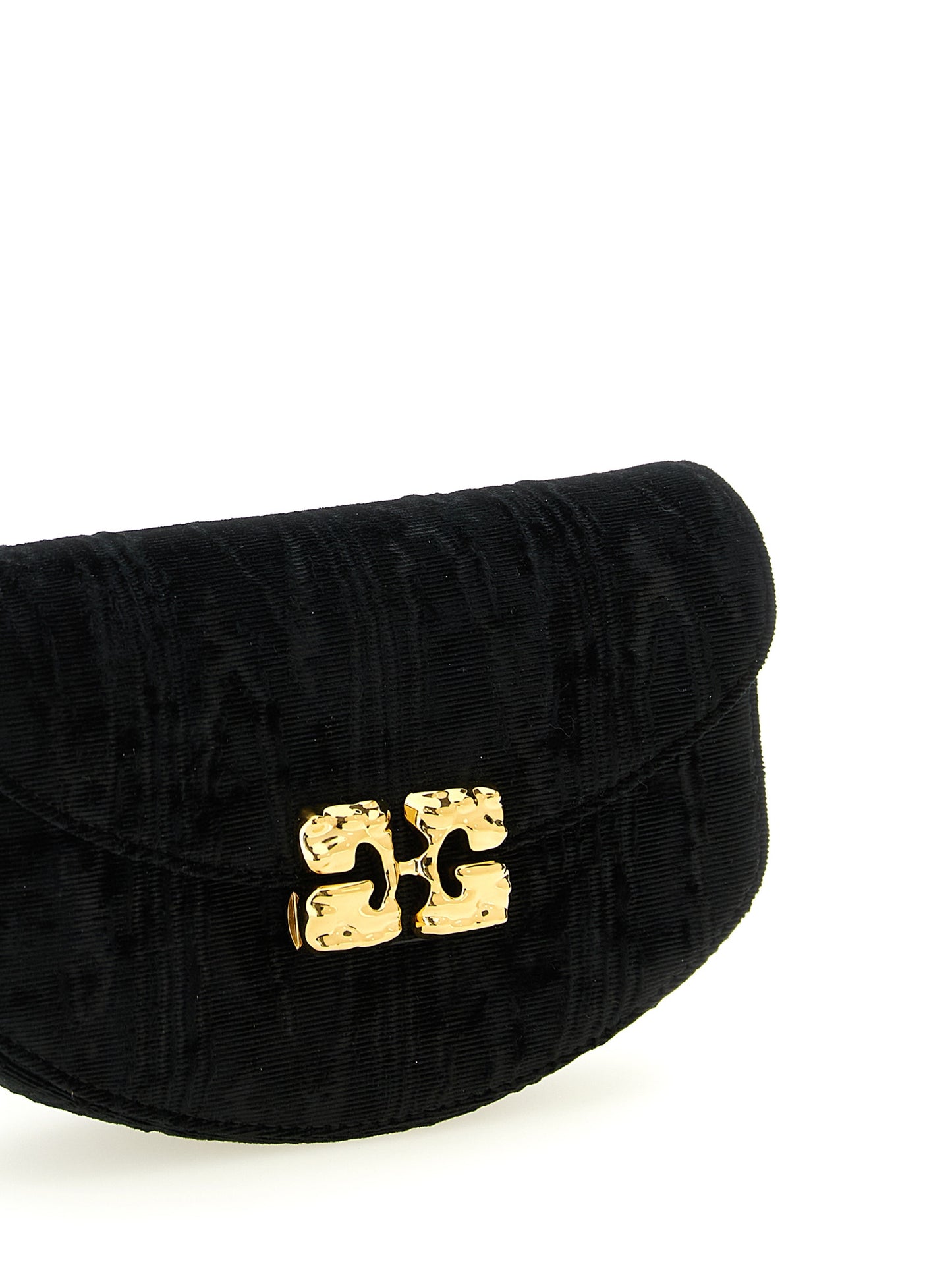 Cardholder Card Case by Ganni for women in stretch viscose black showcases a couture-grade silhouette from the Lulu Stretch Viscose Cardholder Card Case collection, highlighting functional card-organization for a couture-grade finish.