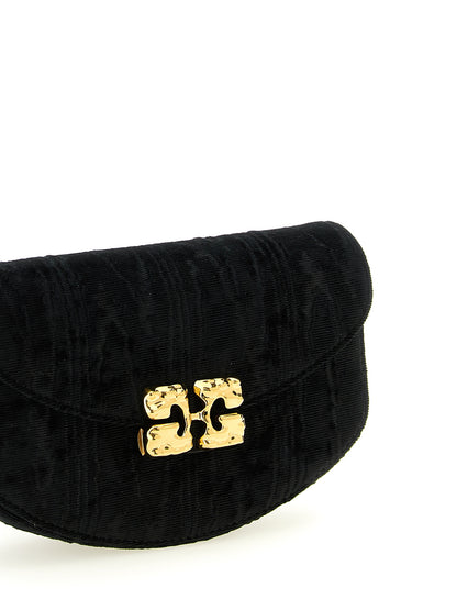 Cardholder Card Case by Ganni for women in stretch viscose black showcases a couture-grade silhouette from the Lulu Stretch Viscose Cardholder Card Case collection, highlighting functional card-organization for a couture-grade finish.