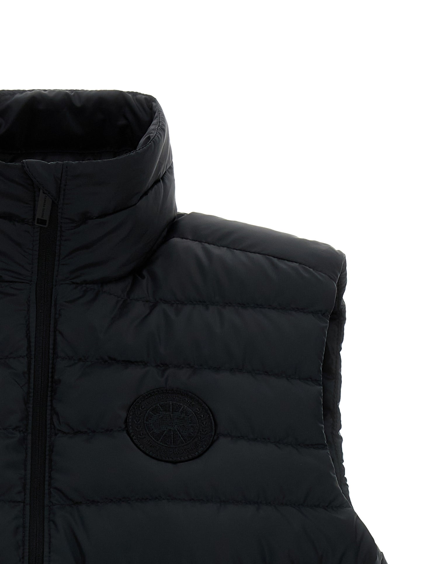 Vest by Canada Goose for women in polyamide & feathers black features a stylish silhouette, showcasing distinct pockets & insulated and a refined for a truly stylish finish.