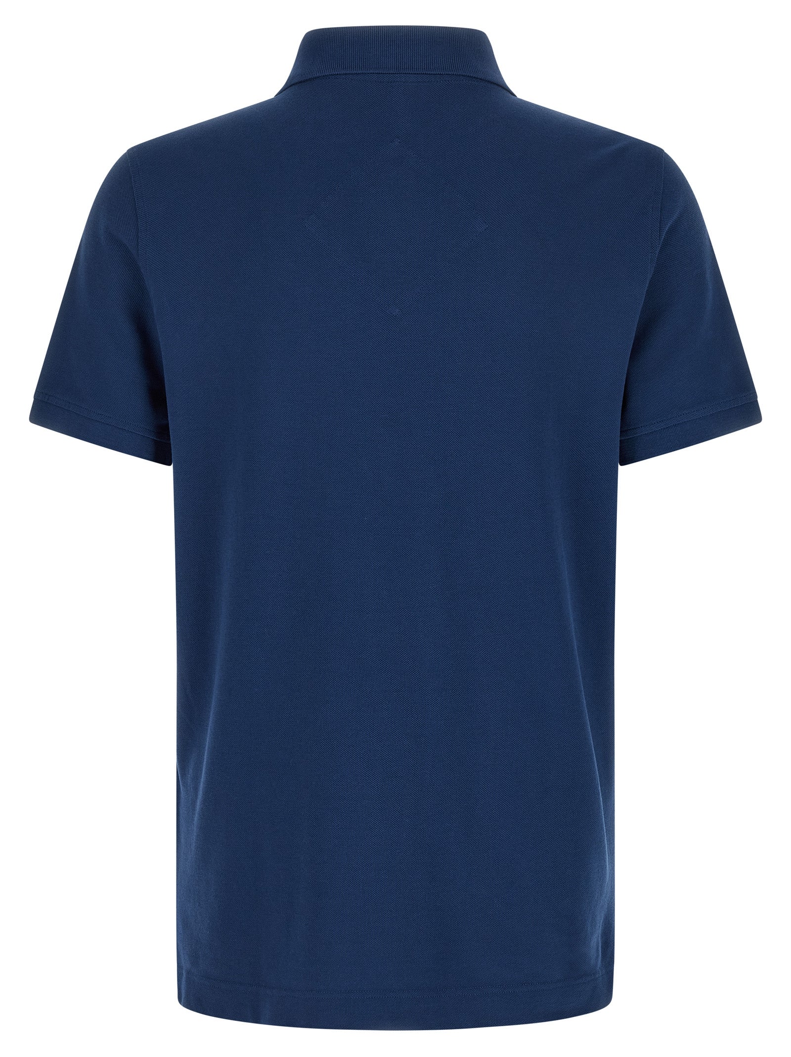 Polo Shirt by Canada Goose for men in cotton blue presents a crisp silhouette, artfully detailed with a crisp and crisp .