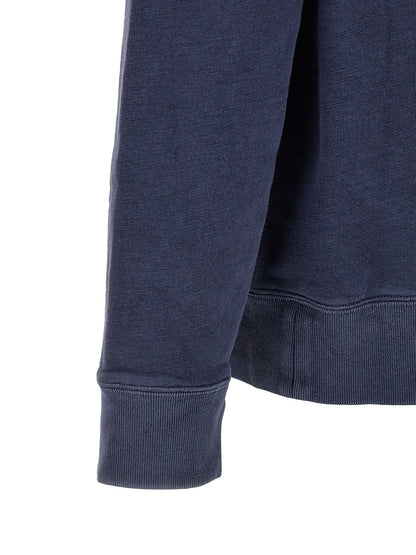 Sweatshirt Hoodie by Polo Ralph Lauren for men in cotton polyester blue & print features a authentic silhouette, showcasing a sophisticated hooded neckline and authentic detail for a refined finish.