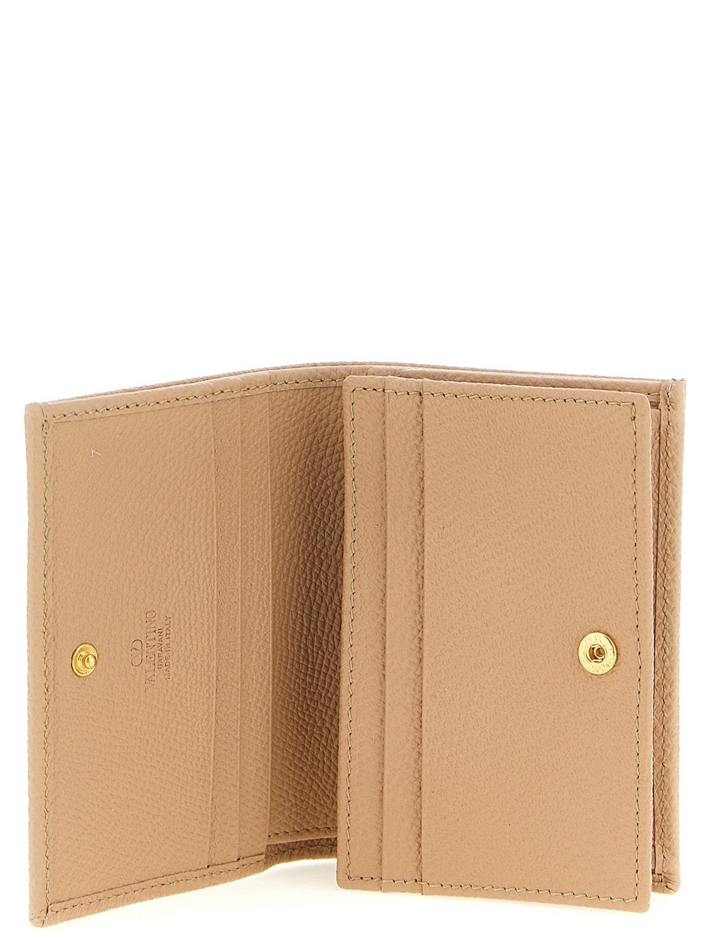 Cardholder Card Case by Valentino Garavani for women in calfskin leather multicolor, pink & signature features a distinguished silhouette, showcasing the distinguished design of the V Logo Calfskin Leather Cardholder Card Case with refined card-organization.