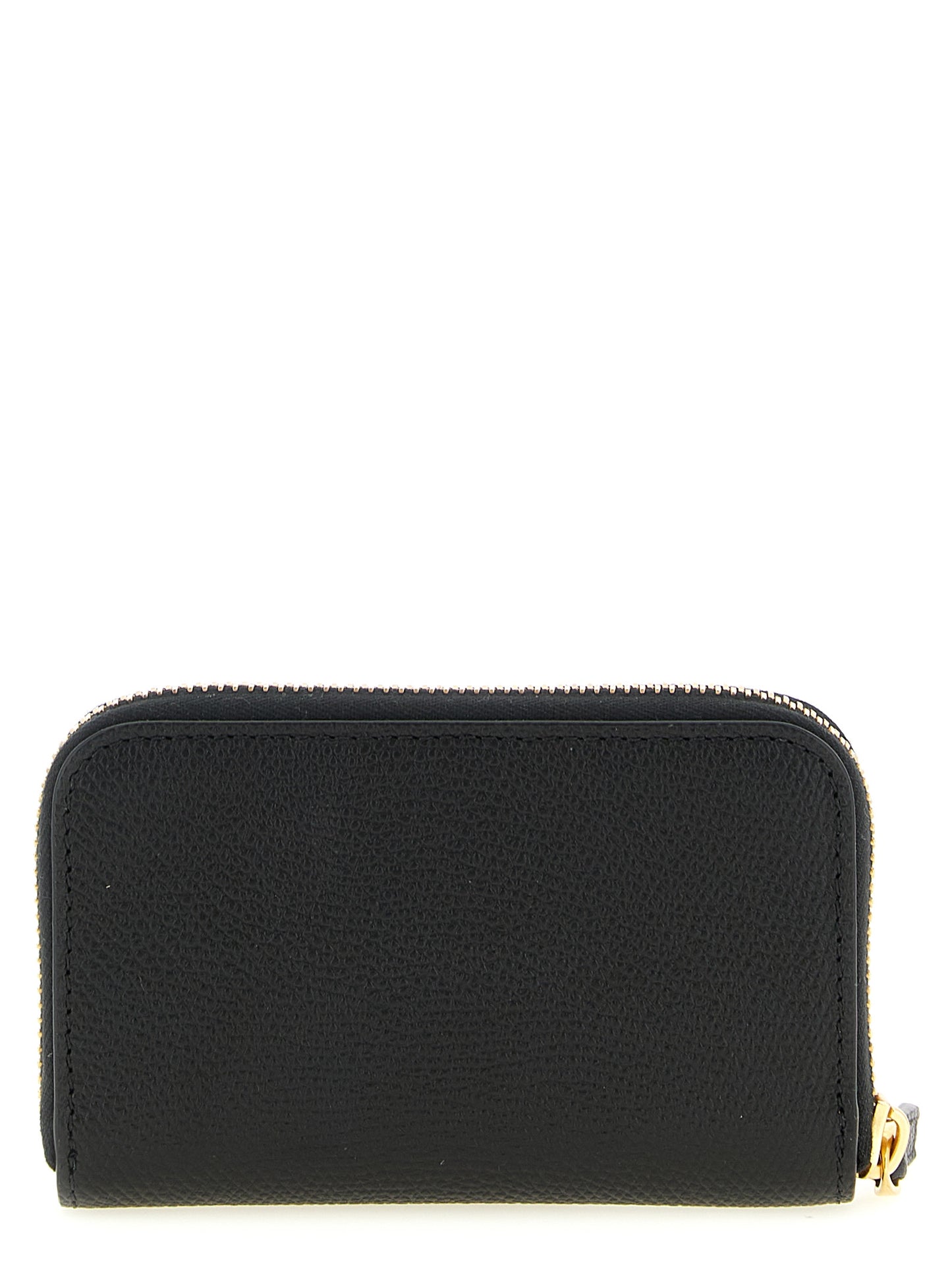 Cardholder Card Case by Valentino Garavani for women in calfskin leather black & signature features an dynamic silhouette from the V Logo Calfskin Leather Cardholder Card Case collection, highlighting dynamic card-organization for a premium and sophisticated look.