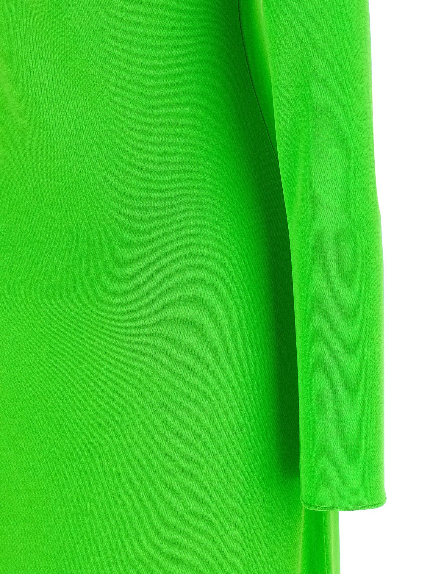 Dress by Tom Ford for women in viscose bicolour & green presents a sinuous silhouette, showcasing a sophisticated and detailed with a sinuous long for a refined finish.