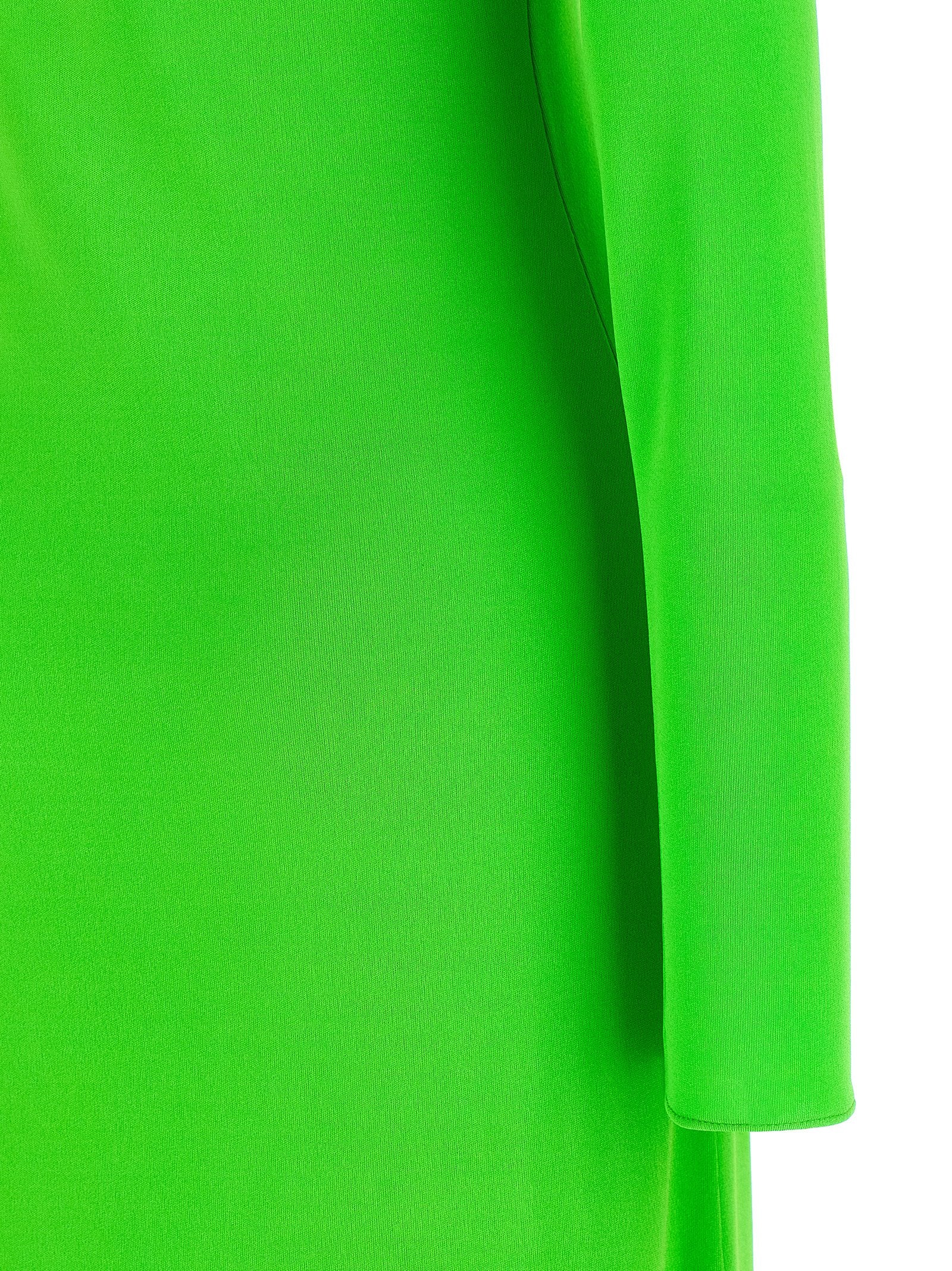 Dress by Tom Ford for women in viscose bicolour & green presents a sinuous silhouette, showcasing a sophisticated and detailed with a sinuous long for a refined finish.
