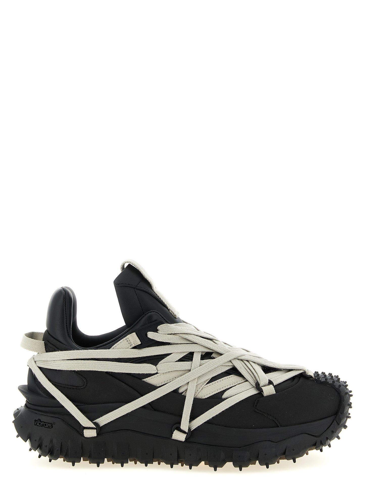 Athletic Sneakers Rick Owens men eva carbon fiber & bos taurus cowhide leather black featuring a avant-garde Men's Athletic EVA Carbon Fiber & Bos Taurus Cowhide Leather Sneakers design with a avant-garde athletic style for a refined finish.