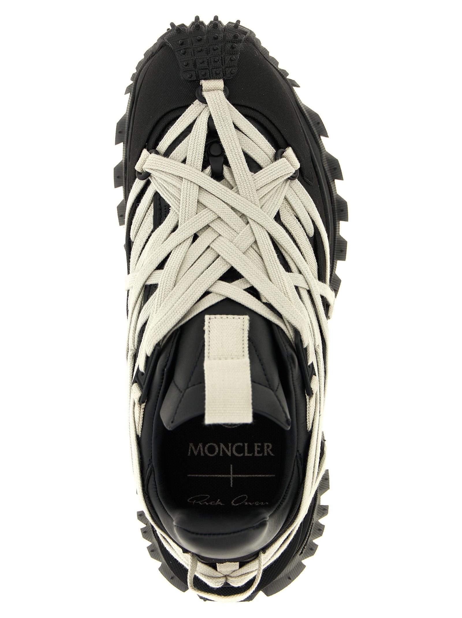 Athletic Sneakers Rick Owens men eva carbon fiber & bos taurus cowhide leather black featuring a avant-garde Men's Athletic EVA Carbon Fiber & Bos Taurus Cowhide Leather Sneakers design with a avant-garde athletic style for a refined finish.