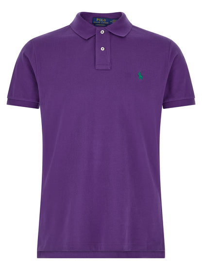This Polo Shirt by Polo Ralph Lauren for men in cotton purple presents a flawless silhouette, showcasing flawless short-sleeve detailing and a refined for a truly flawless aesthetic.