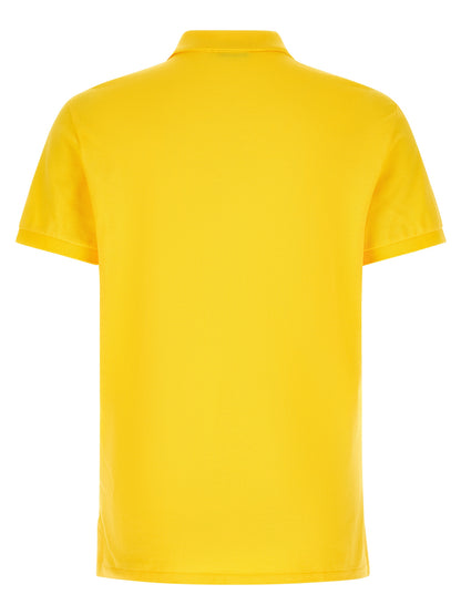 This Polo Shirt by Polo Ralph Lauren for men in cotton bicolour & yellow presents a flawless silhouette, showcasing flawless detailing and a refined for a truly flawless aesthetic.