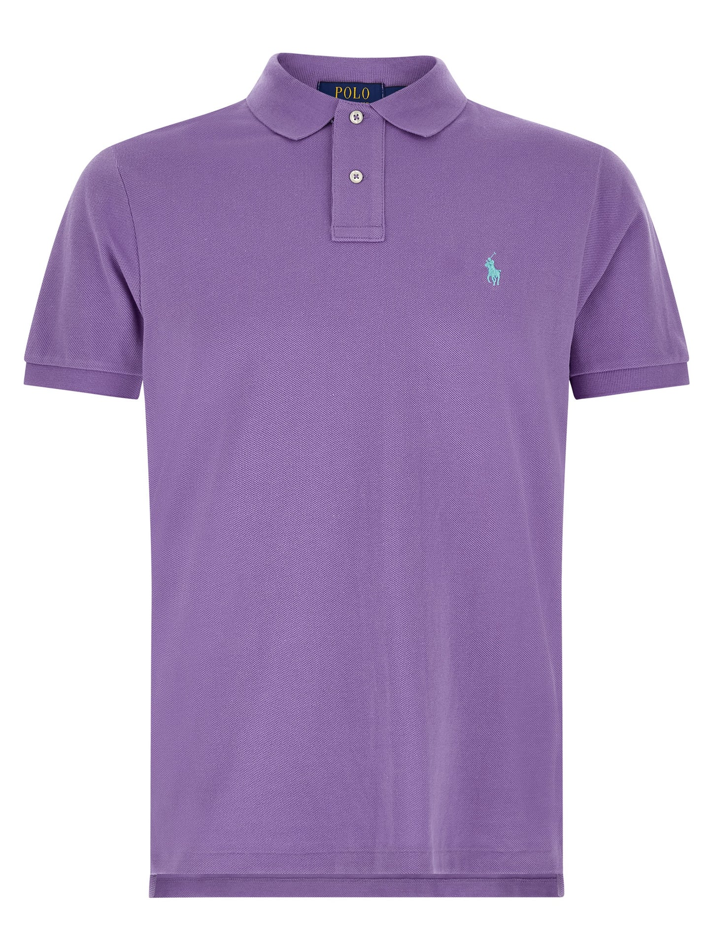 This Polo Shirt by Polo Ralph Lauren for men in cotton purple presents a flawless silhouette, showcasing flawless short-sleeve detailing and a refined for a truly flawless aesthetic.