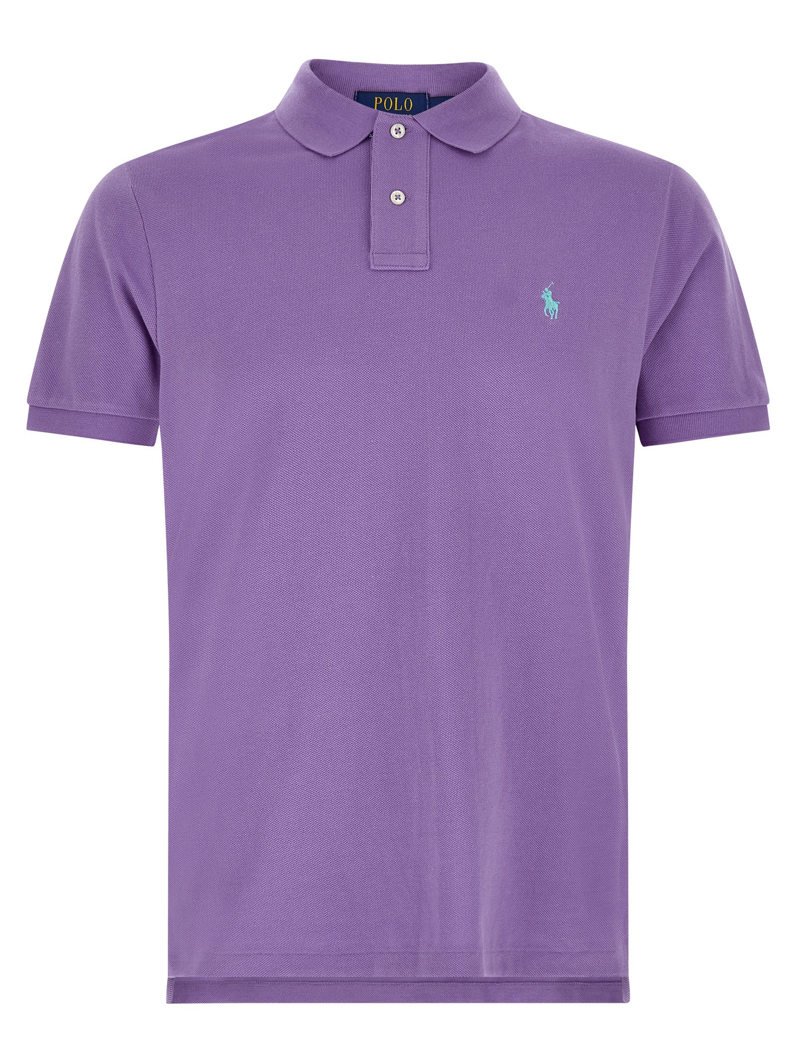 This Polo Shirt by Polo Ralph Lauren for men in cotton purple presents a flawless silhouette, showcasing flawless short-sleeve detailing and a refined for a truly flawless aesthetic.