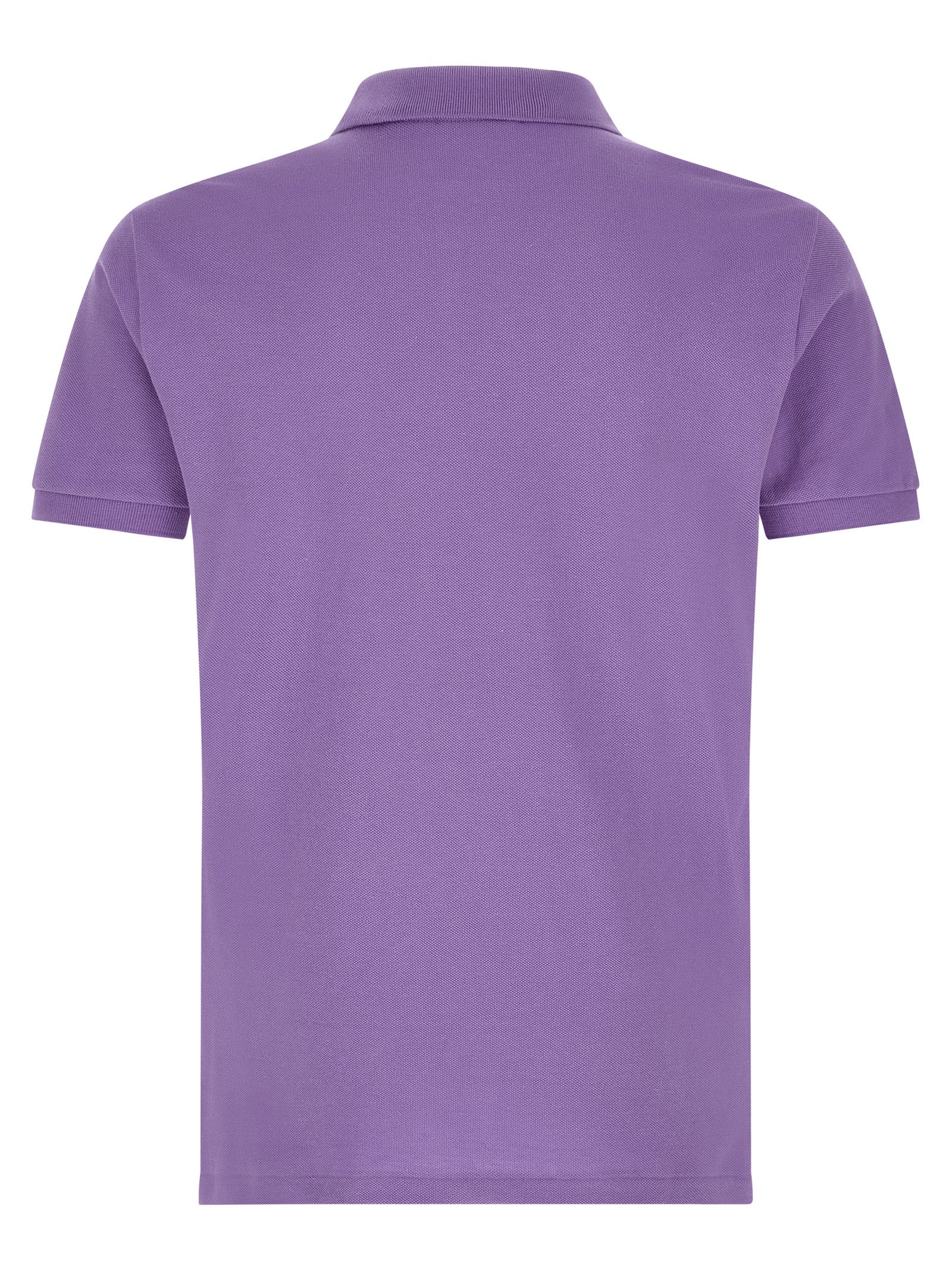 Polo Shirt by Polo Ralph Lauren for men in cotton purple presents a crisp silhouette, artfully detailed with a crisp and crisp .