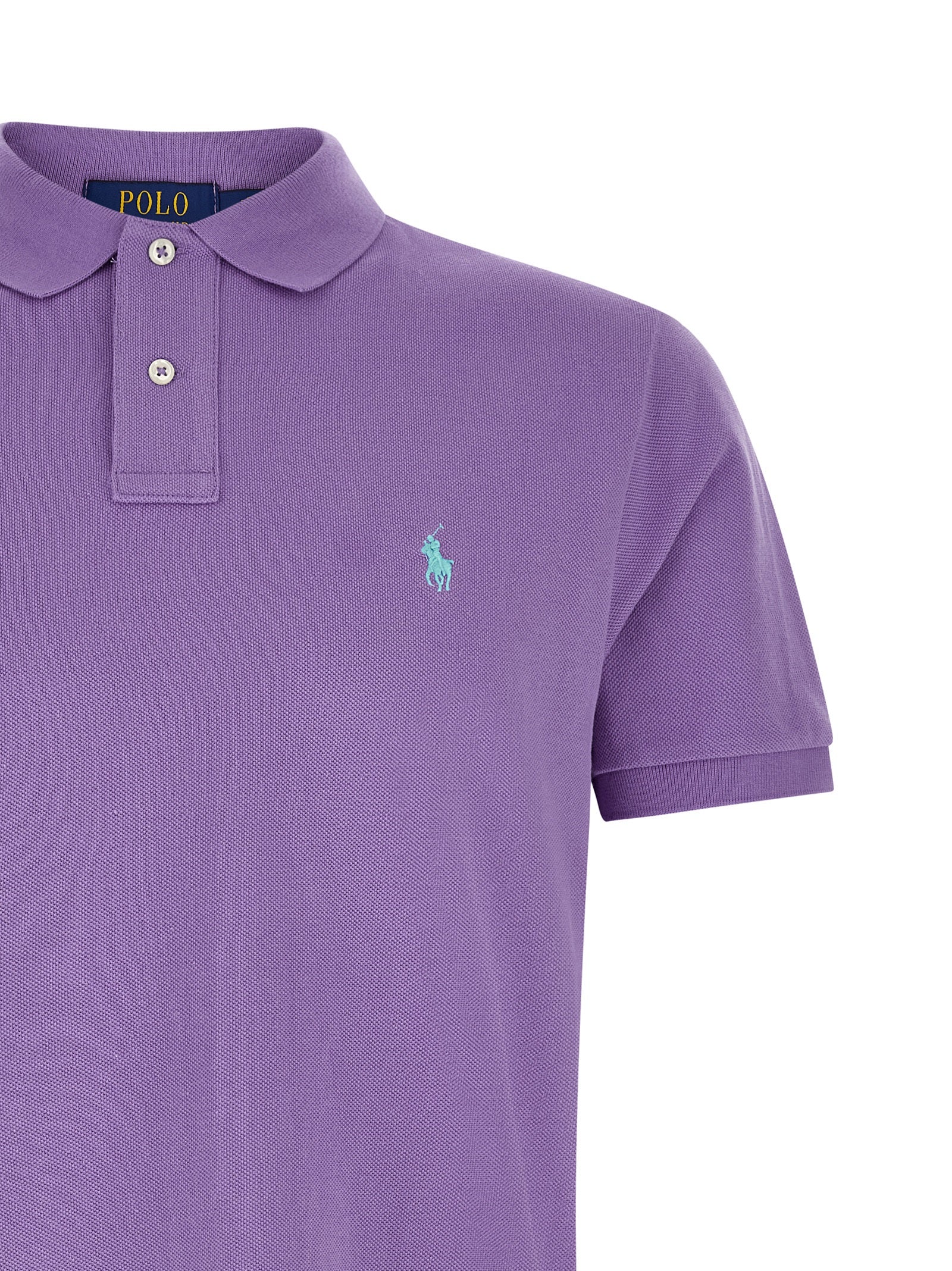 Polo Shirt by Polo Ralph Lauren for men in cotton purple features a eye catching silhouette, showcasing a refined and for a eye catching finish.