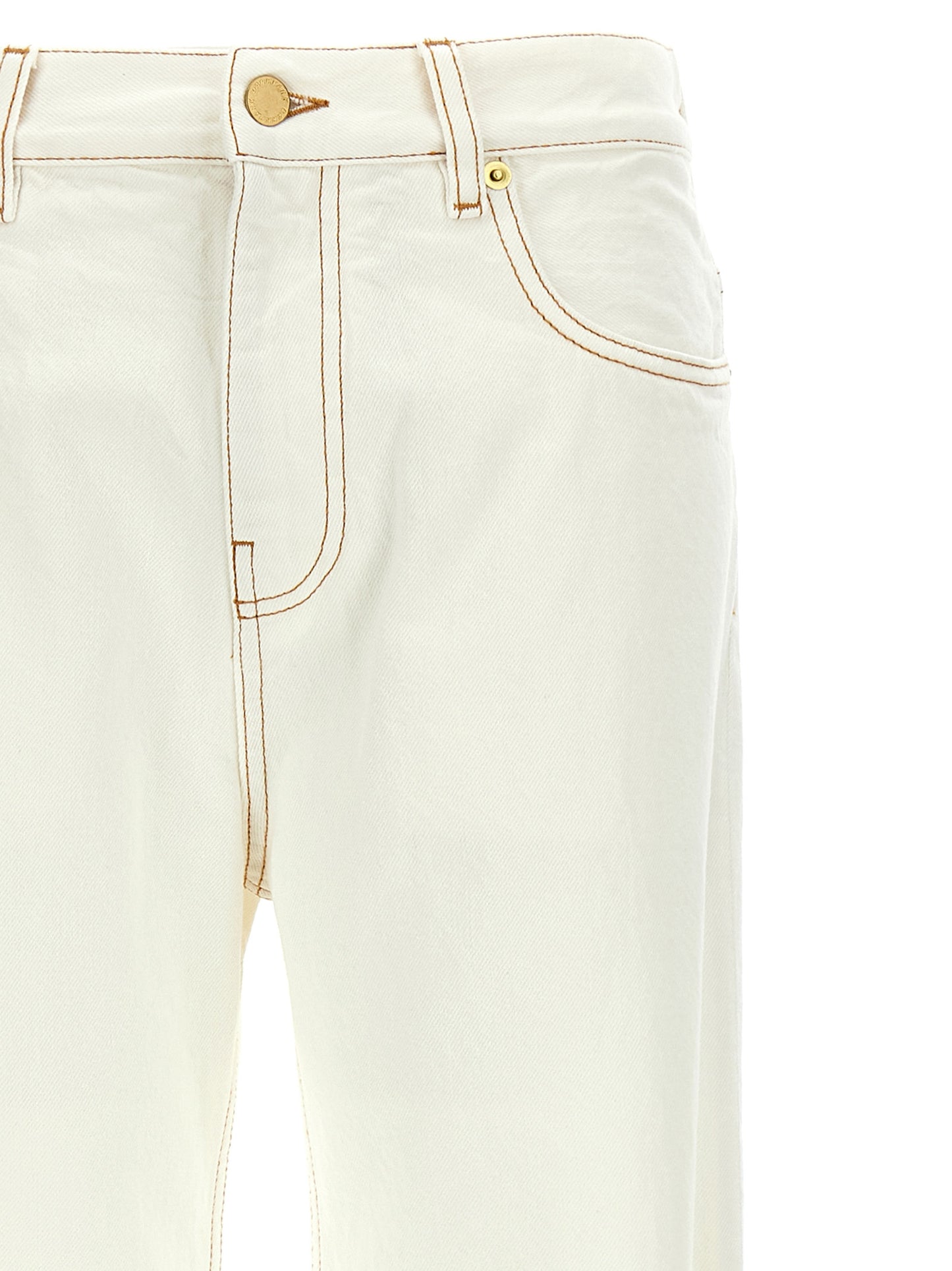 Jeans by Darkpark for women in denim cotton white & signature features an sophisticated and straight-leg with a precise long, creating a sophisticated and sophisticated silhouette.