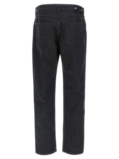 Jeans by Stone Island for men in denim cotton black & signature features an sophisticated and straight-leg with a precise long, creating a sophisticated and sophisticated silhouette.