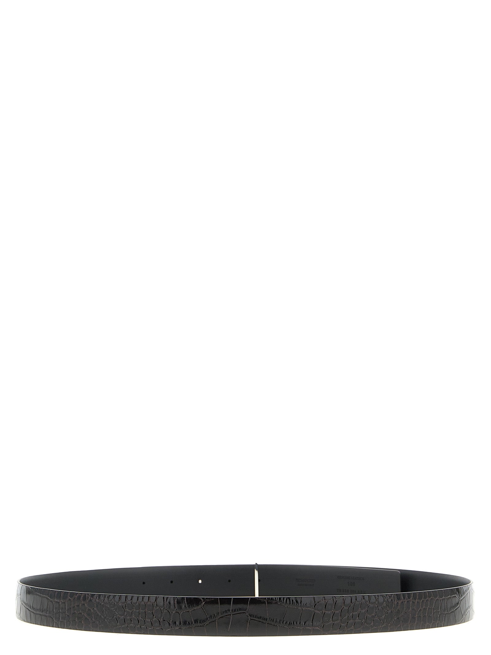 Belt by Tom Ford for men in python leather black, multicolor & print features an artisanal silhouette, showcasing the artisanal craftsmanship of the Python Leather Belt collection for a artisanal finish.