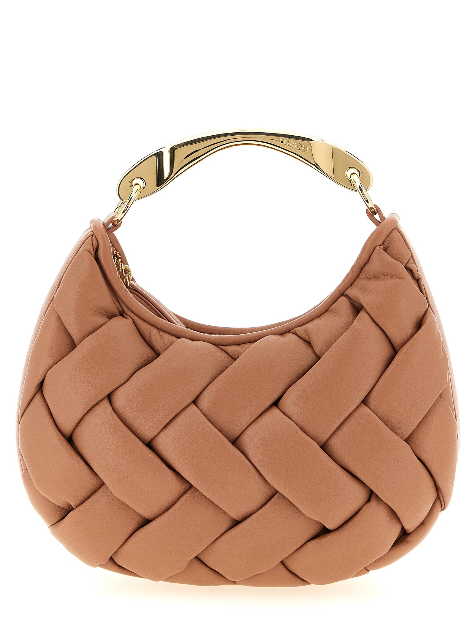 Handbag by Twinset for women in nylon polyurethane & metal multicolor & pink features an refined silhouette, showcasing a secure zipper, ample , and versatile shoulder-strap & handle for a sophisticated refined aesthetic.