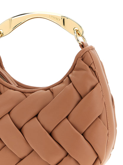 Handbag by Twinset for women in nylon polyurethane & metal multicolor & pink features a refined silhouette, showcasing a secure zipper, organized , and versatile shoulder-strap & handle for a refined finish.