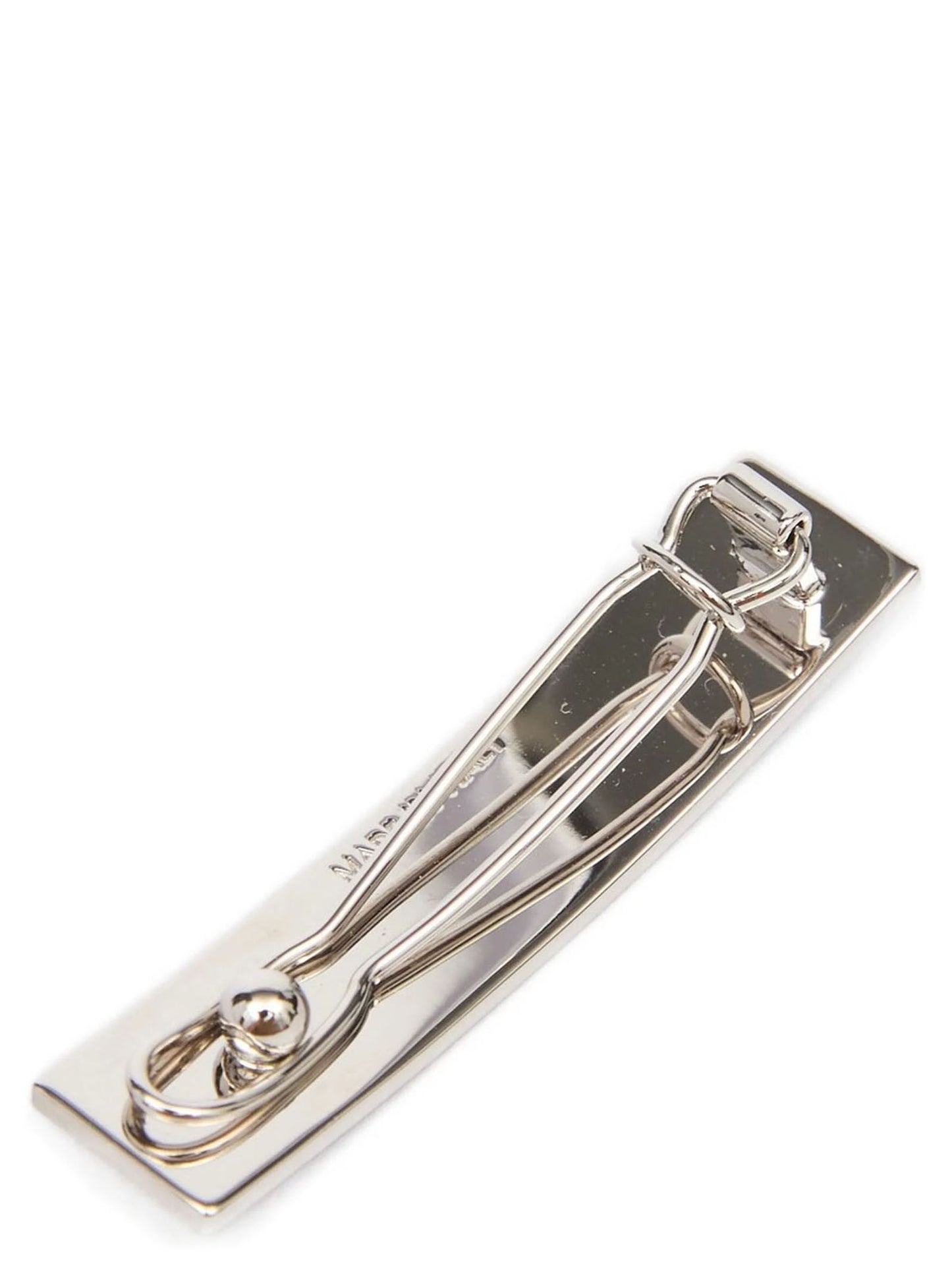 Hair Pin by MM6 Maison Margiela for women in cotton silver features a exquisite silhouette, artfully capturing the essence of the exquisite Brass Hair Pin design for a sophisticated look.