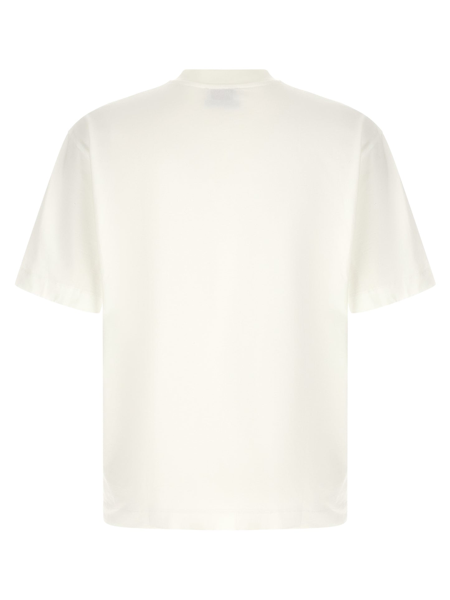 T-Shirt by Off-White for men in cotton bicolour, black, white & print showcases a chic silhouette, artfully detailed with a chic crew neckline and for a chic finish.