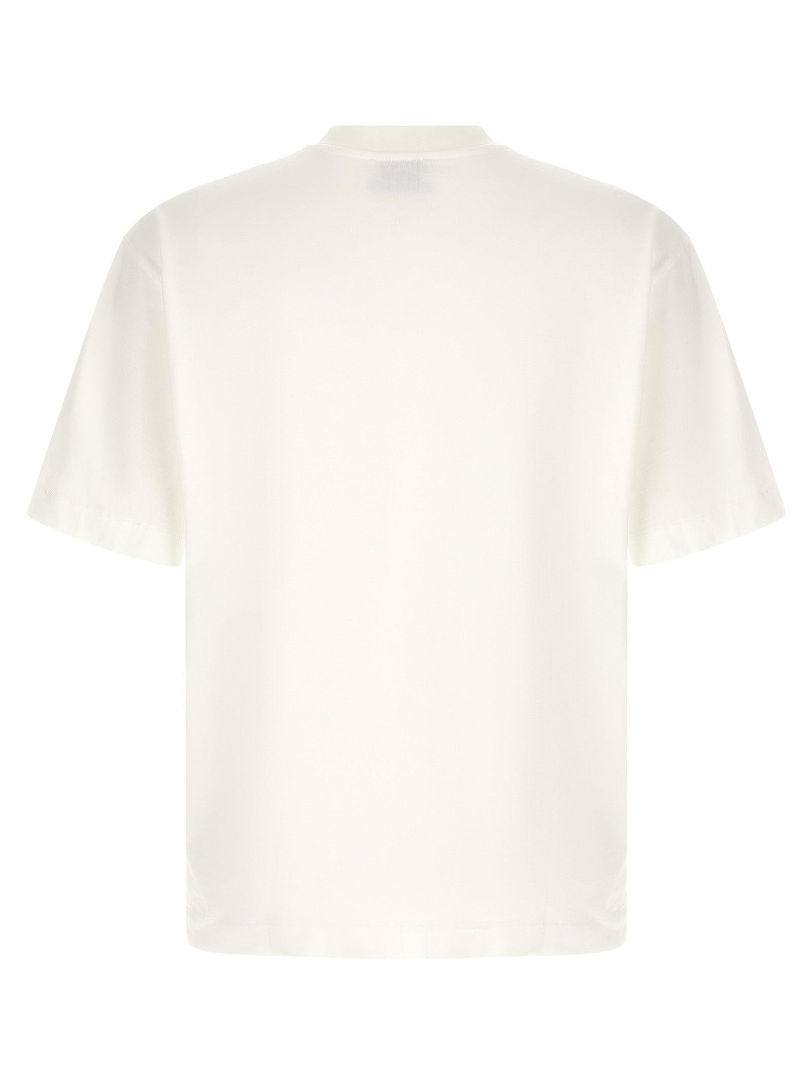 T-Shirt by Off-White for men in cotton bicolour, black, white & print showcases a chic silhouette, artfully detailed with a chic crew neckline and for a chic finish.