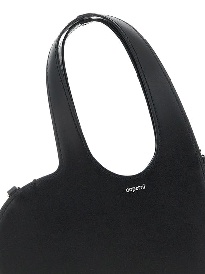 Mini Handbag by Coperni for women in leather black features a exquisite silhouette, showcasing a secure and exquisite with versatile shoulder-strap, adjustable-strap & handle for a exquisite finish.