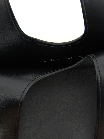 Mini Handbag by Coperni for women in leather black features a refined silhouette, showcasing a secure , organized , and versatile shoulder-strap, adjustable-strap & handle for a refined finish.