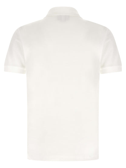 Polo Shirt by Lacoste for men in cotton white presents a crisp silhouette, artfully detailed with a crisp and crisp .