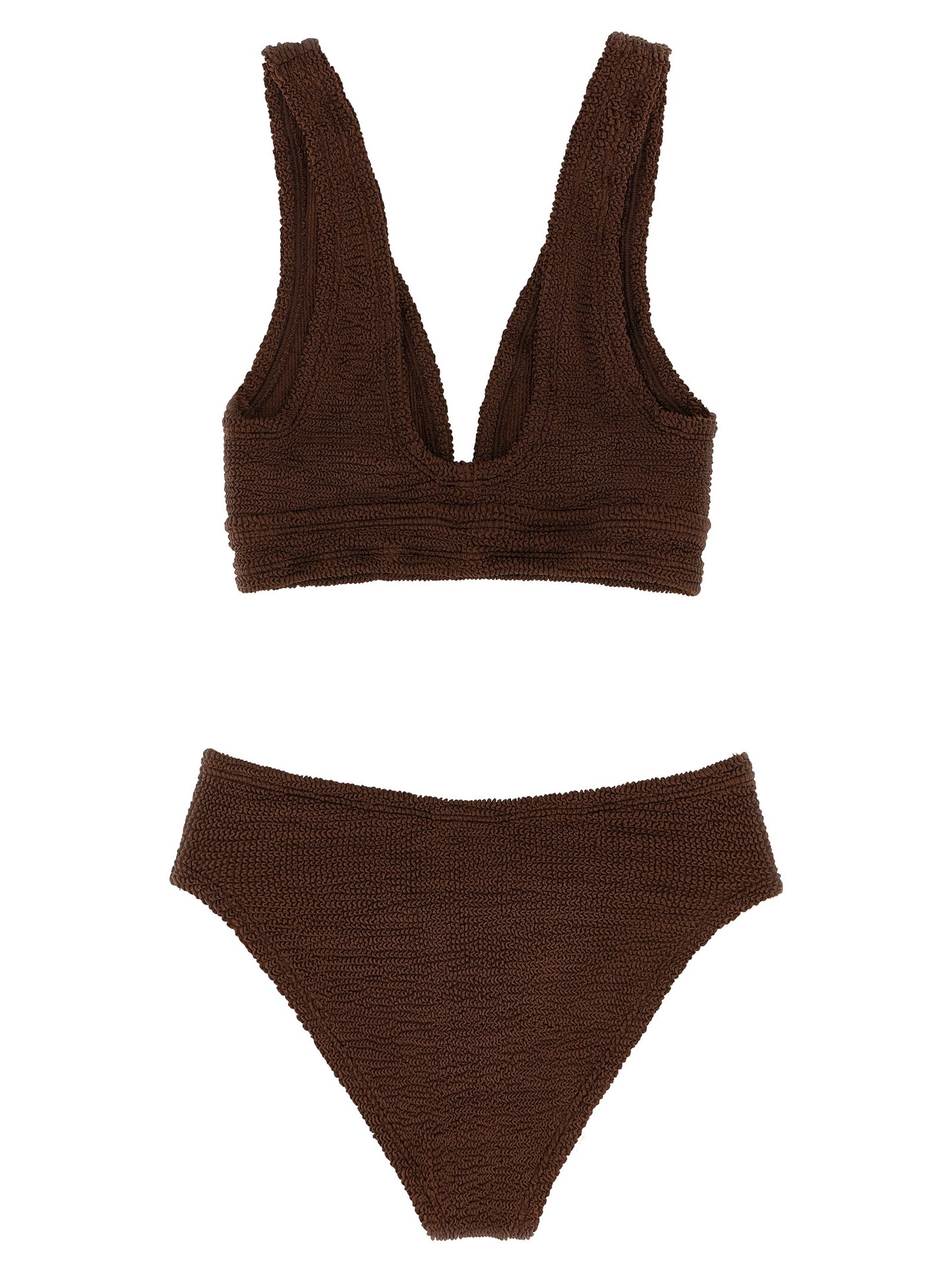 Hunza G Women's Stretch Polyamide Bikini - Brown