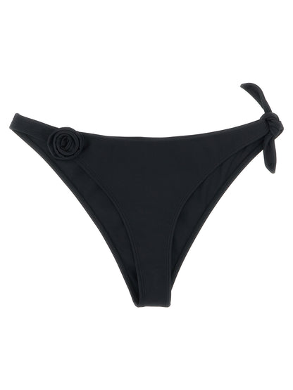 Swim Briefs by Coperni for women in stretch polyamide black & floral features a sleek silhouette from the Women's Stretch Polyamide Swim Briefs collection, showcasing a sleek cut designed for a sleek fit.