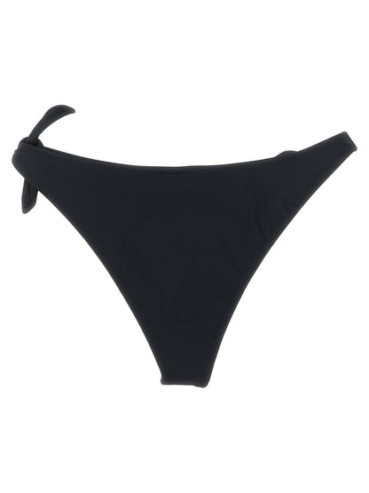 Swim Briefs by Coperni for women in stretch polyamide black & floral showcases a contemporary silhouette, expertly capturing the contemporary essence of the Women's Stretch Polyamide Swim Briefs design with a refined and contemporary finish.