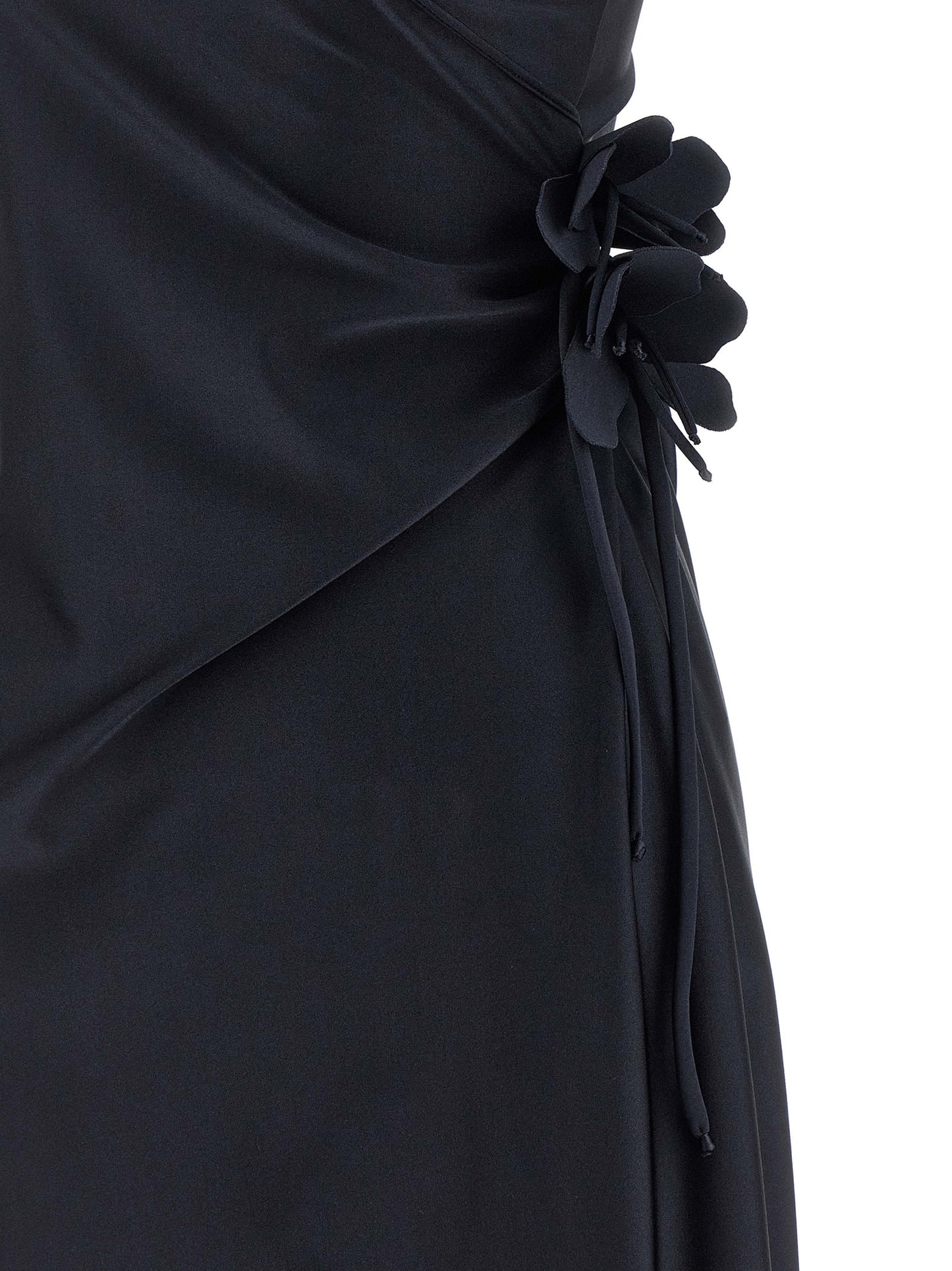 Dress by Coperni for women in stretch polyamide black features an cute silhouette, detailed with a and that elegantly flows into a cute midi.