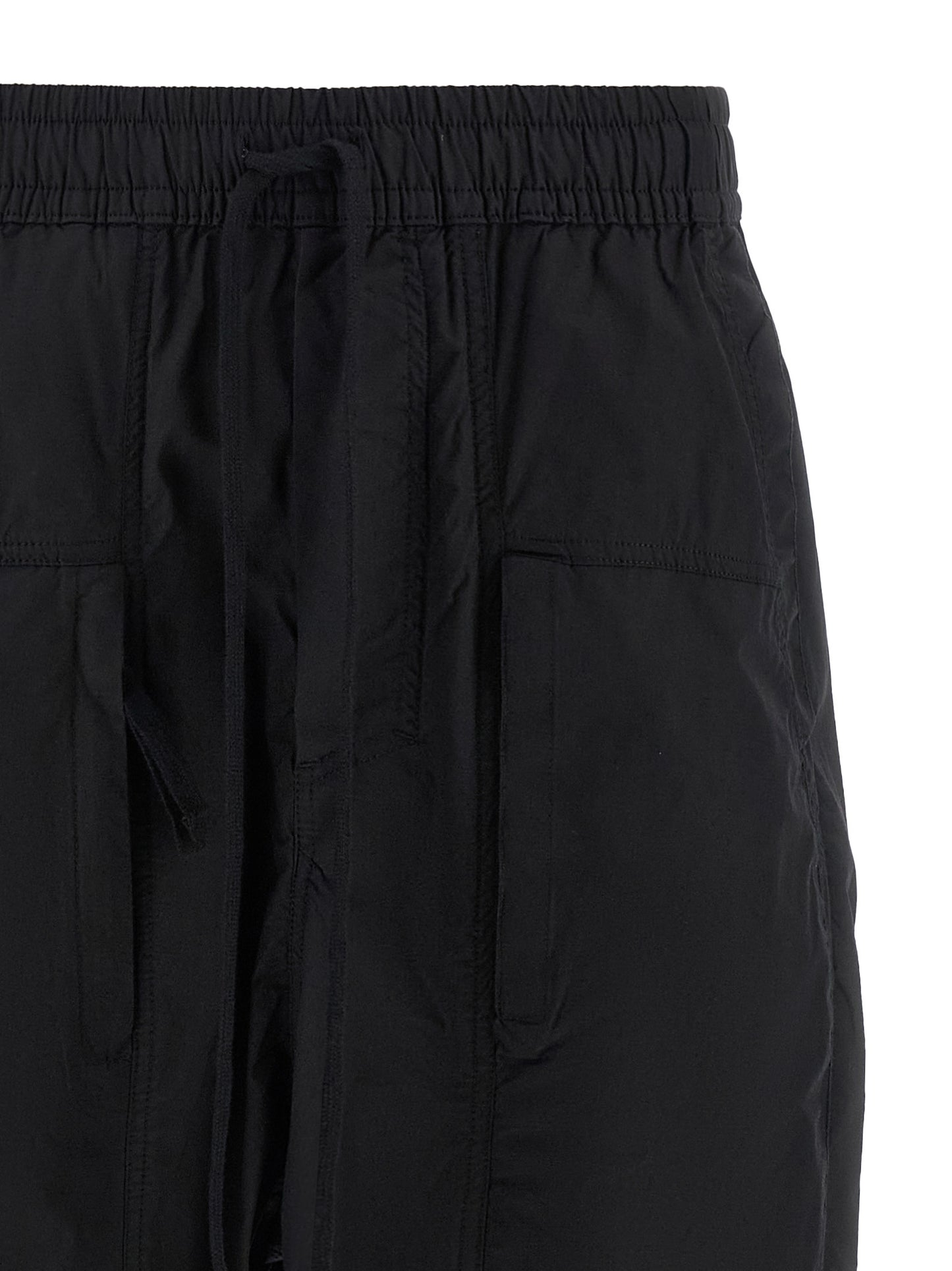 Thom Krom Black Cotton Casual Pants
