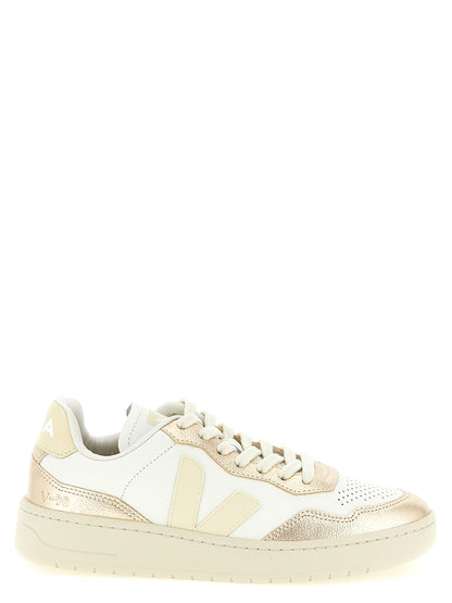 Sneakers by Veja for women in suede leather & rubber gold features an versatile design from the Women's Low Top Suede Leather & Rubber Sneakers collection, highlighting a versatile low-top style for a premium, high-fashion look.