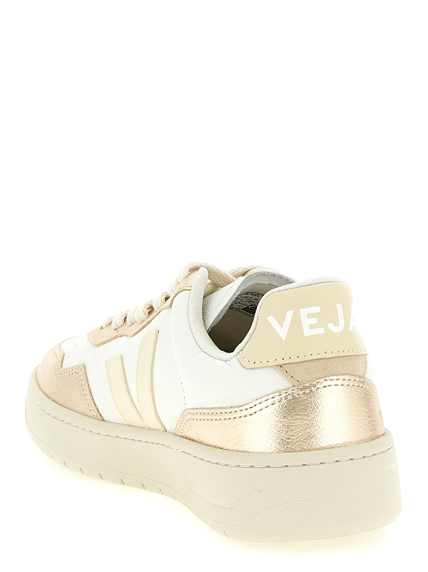 Sneakers by Veja for women in suede leather & rubber gold presents a sumptuous silhouette, artfully capturing the essence of the Women's Low Top Suede Leather & Rubber Sneakers with its sumptuous low-top style design.