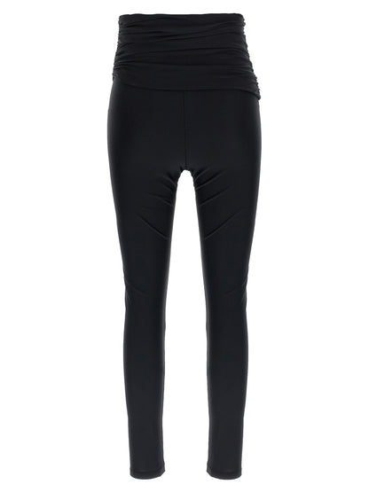 The Andamane Vicky Women's Leggings High Rise Stretch Polyamide Activewear - Black