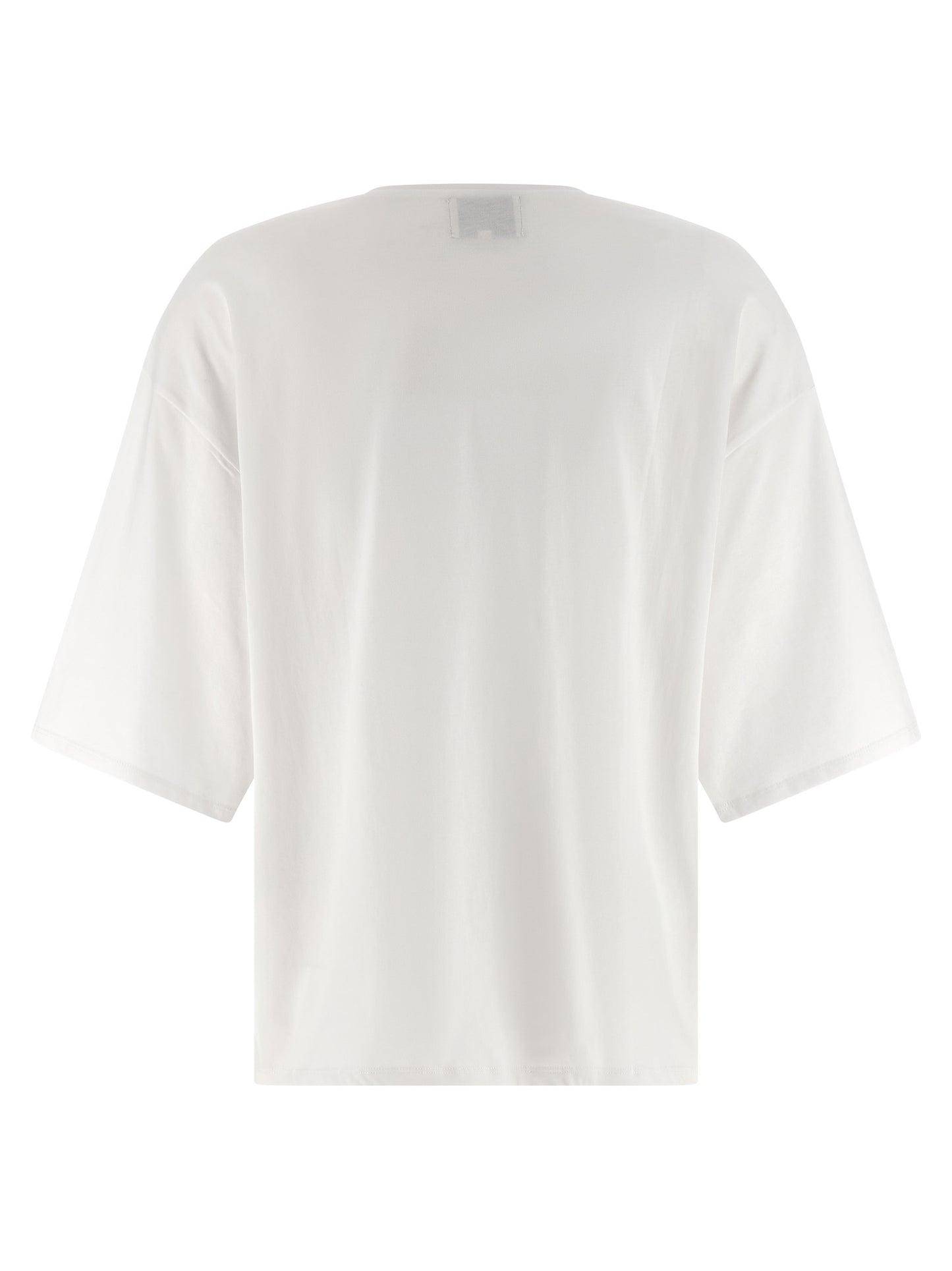 Loulou De Saison Lou Women's Short-Sleeve Crew Neck Cotton T-Shirt - White