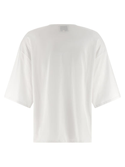 Loulou De Saison Lou Women's Short-Sleeve Crew Neck Cotton T-Shirt - White