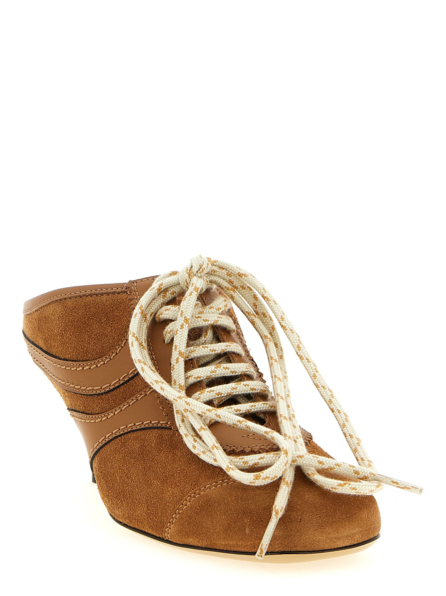 Sneakers by Dries Van Noten for women in suede calfskin leather brown presents a on trend silhouette from the Women's Fashion Suede Calfskin Leather Sneakers collection, showcasing a on trend fashion style for an elevated aesthetic.