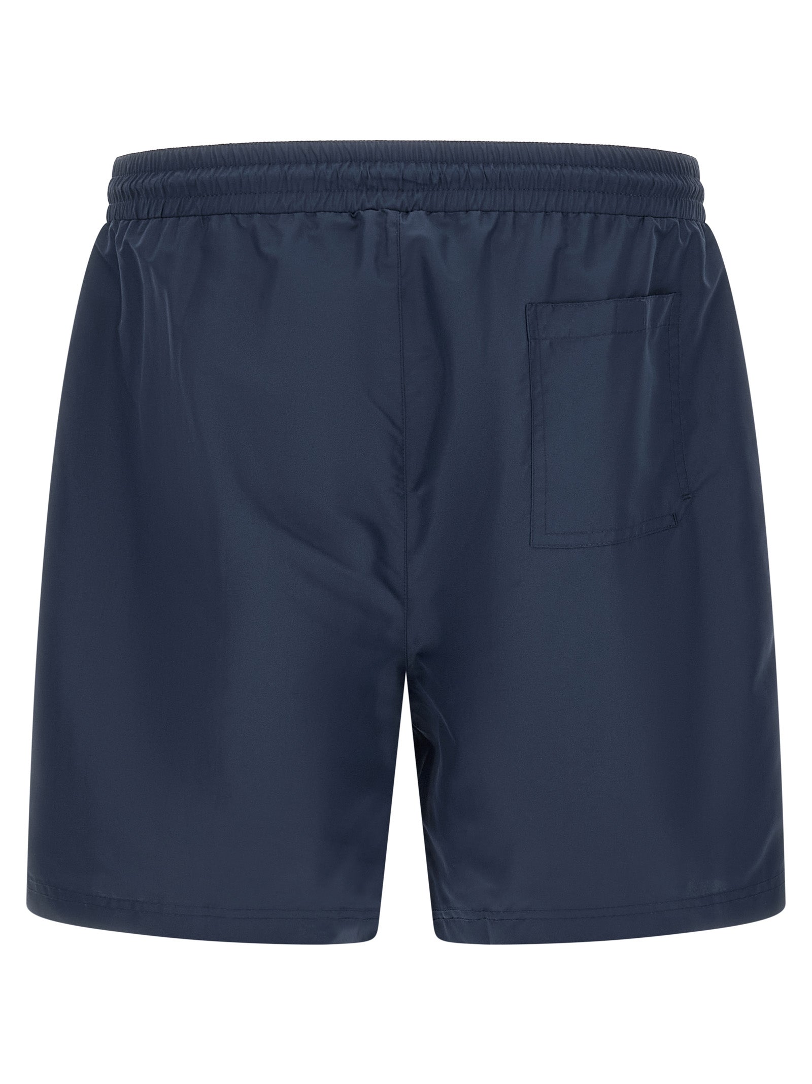 Swim Shorts by Brunello Cucinelli for men in nylon polyester & mesh blue showcases a contemporary silhouette, artfully capturing the essence of the contemporary Men's Nylon Polyester & Mesh Swim Shorts design for a sophisticated look.